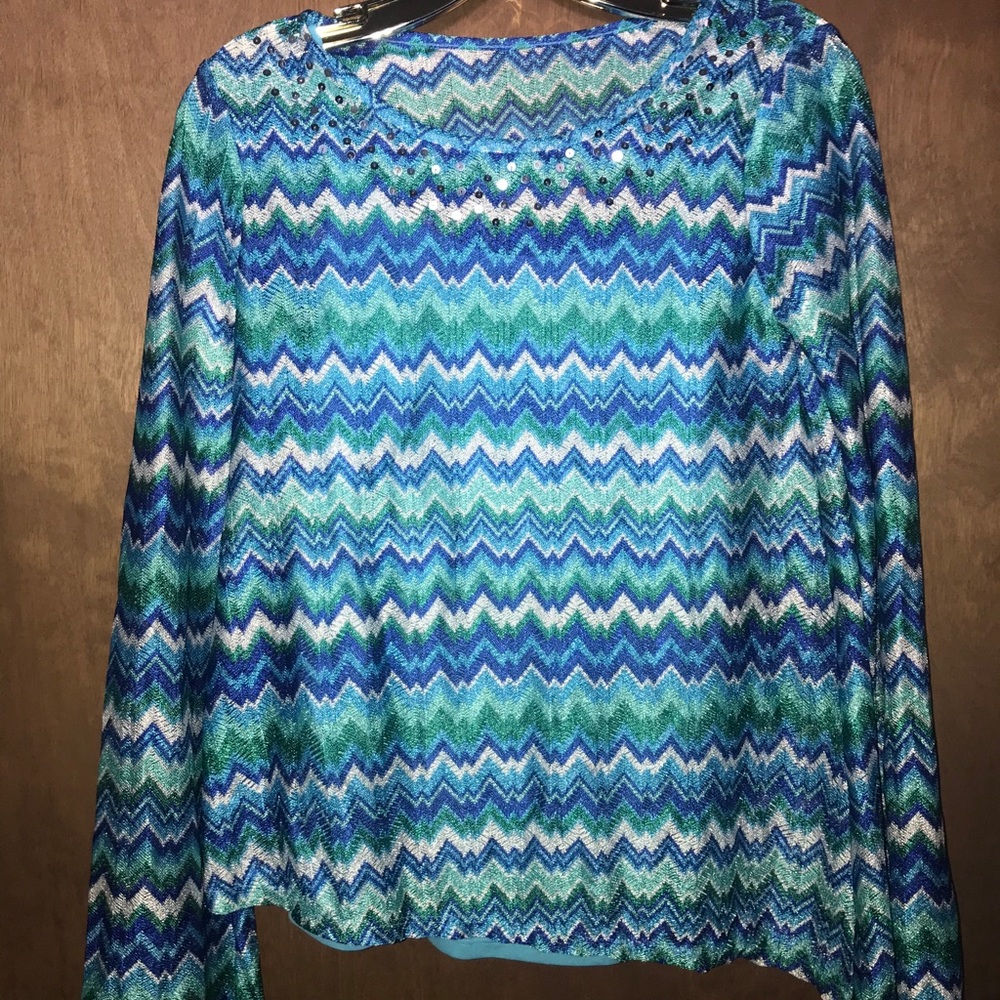 Girls shirt with attached tank